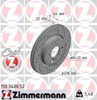 ZIMMERMANN 150340052 Bremsscheibe