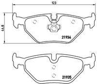 BREMBO P71006 Bremsbelagsatz, Scheibenbremse