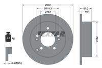 TEXTAR 92156803 Bremsscheibe