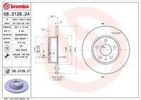 BREMBO 08312621 Bremsscheibe