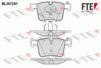 FTE BL2672A1 Bremsbelagsatz, Scheibenbremse