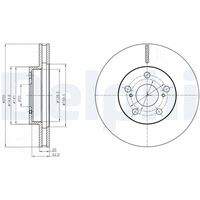 DELPHI BG4290 Bremsscheibe