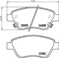 BREMBO P59081 Bremsbelagsatz, Scheibenbremse