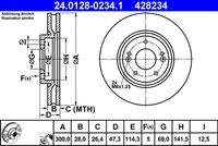 ATE 24012802341 Bremsscheibe