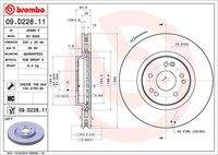 BREMBO 09D22811 Bremsscheibe