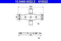 ATE 13046005222 Zubehörsatz, Scheibenbremsbelag