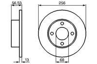 BOSCH 0986478130 Bremsscheibe