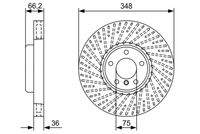 BOSCH 0986479W19 Bremsscheibe