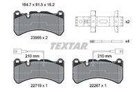 TEXTAR 2395503 Bremsbelagsatz, Scheibenbremse