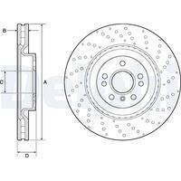 DELPHI BG9149C Bremsscheibe