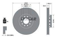 TEXTAR 92098305 Bremsscheibe