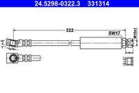 ATE 24529803223 Bremsschlauch