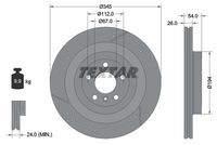 TEXTAR 92307905 Bremsscheibe