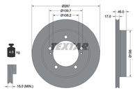 TEXTAR 92314103 Bremsscheibe