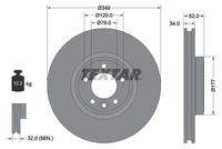 TEXTAR 92307605 Bremsscheibe