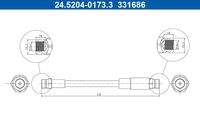 ATE 24520401733 Bremsschlauch