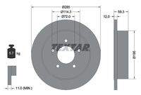 TEXTAR 92194003 Bremsscheibe