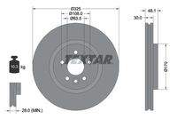 TEXTAR 92300505 Bremsscheibe
