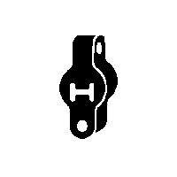 IMASAF 091136 Halter, Abgasanlage