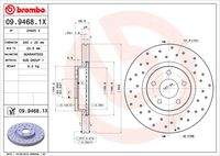 BREMBO 0994681X Bremsscheibe