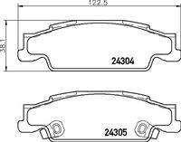 BREMBO P09007 Bremsbelagsatz, Scheibenbremse
