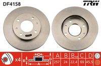 TRW DF4158 Bremsscheibe