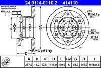 ATE 24011401102 Bremsscheibe