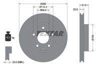 TEXTAR 92267503 Bremsscheibe