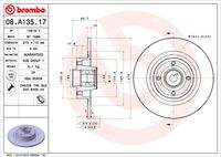 BREMBO 08A13517 Bremsscheibe