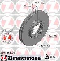 ZIMMERMANN 250136920 Bremsscheibe