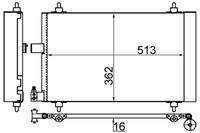 MAHLE AC585001S Kondensator, Klimaanlage