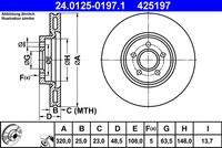 ATE 24012501971 Bremsscheibe