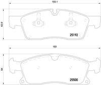 BREMBO P50108 Bremsbelagsatz, Scheibenbremse