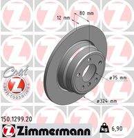 ZIMMERMANN 150129920 Bremsscheibe