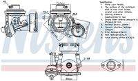 NISSENS 98299 AGR-Ventil