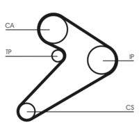 CONTINENTAL CTAM CT517 Zahnriemen