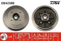 TRW DB4238B Bremstrommel