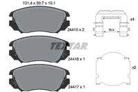 TEXTAR 2441501 Bremsbelagsatz, Scheibenbremse