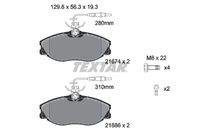 TEXTAR 2167403 Bremsbelagsatz, Scheibenbremse