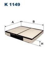 FILTRON K1149 Filter, Innenraumluft