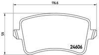 BREMBO P85099 Bremsbelagsatz, Scheibenbremse