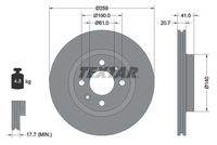 TEXTAR 92292103 Bremsscheibe