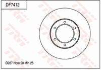 TRW DF7412 Bremsscheibe