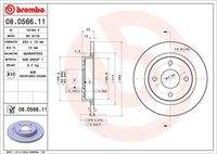 BREMBO 08D56611 Bremsscheibe