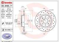 BREMBO 08946071 Bremsscheibe