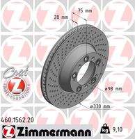 ZIMMERMANN 460156220 Bremsscheibe