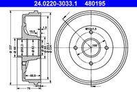 ATE 24022030331 Bremstrommel