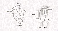 MAGNETI MARELLI 063731919010 Generator