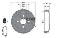 TEXTAR 94036400 Bremstrommel