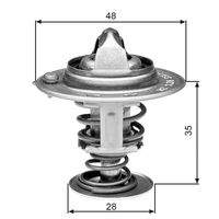 GATES TH30082G1 Thermostat, Kühlmittel